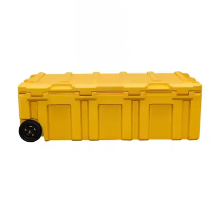 GiNT Heavy Duty 175Liter Rotomolded Plastic Storage Case Tool Box With Trolley For Truck Gor Indoor And Outdoor