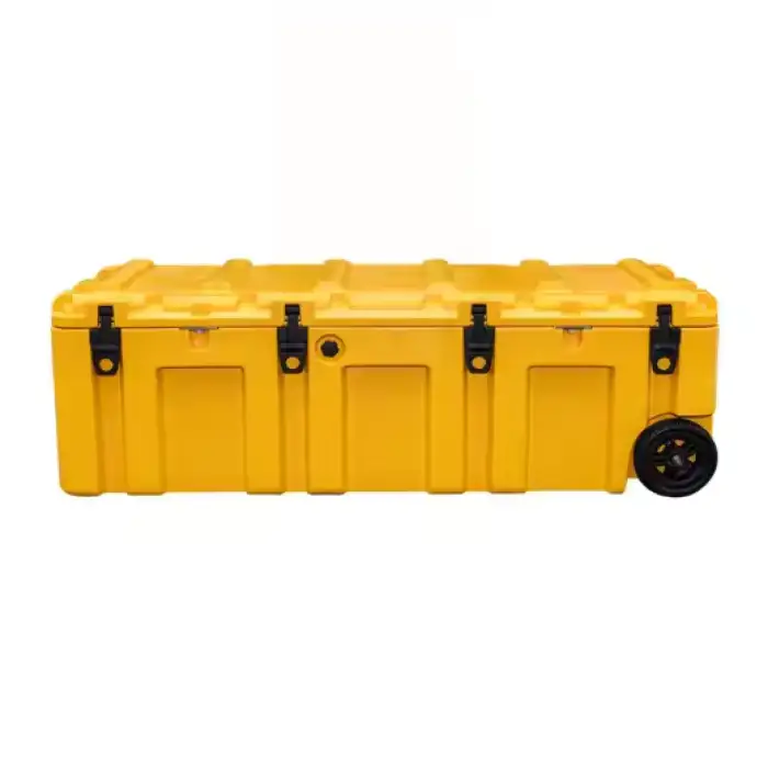 GiNT Heavy Duty 175Liter Rotomolded Plastic Storage Case Tool Box With Trolley For Truck Gor Indoor And Outdoor