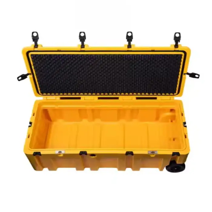 GiNT Heavy Duty 175Liter Rotomolded Plastic Storage Case Tool Box With Trolley For Truck Gor Indoor And Outdoor