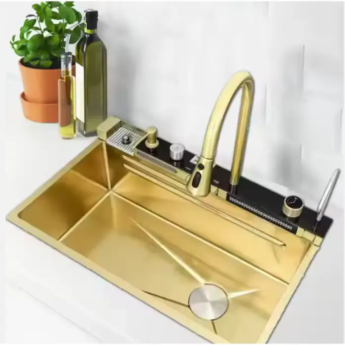 HONGDEC SS304 Biggest Size Kitchen Faucet Sink Smart Sink