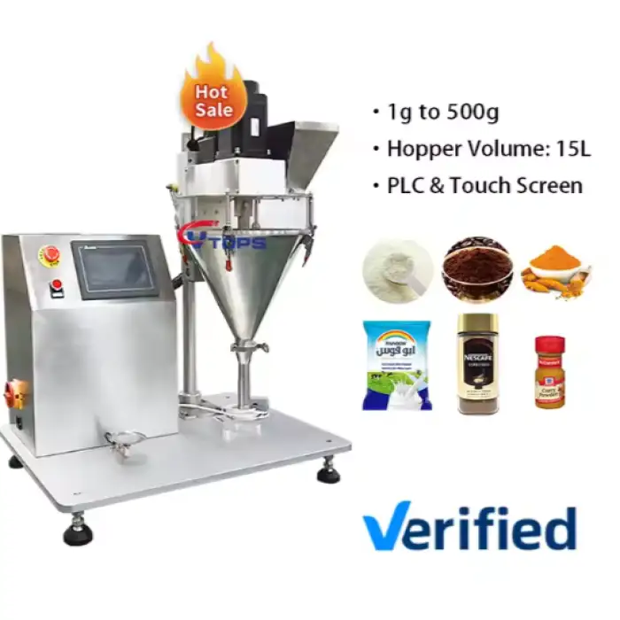 1-100g Desktop Dry Powder Weighing Packing Machine Wholesale Dispenser Spiral Screw Small Powder Filling Machine