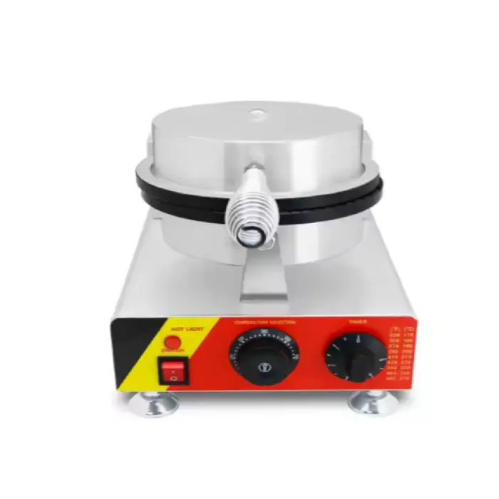 Waffle Cone Machine For Ice Cream Selling Cup Torch Cones Wafer Biscuit Making Holder Egg Roll Forming Baker Electric