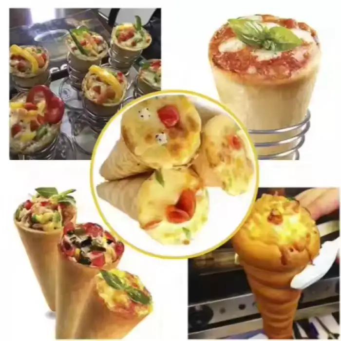 Electric Pizza Cone Maker Cone Pizza Forming Machine Fast Food Pizza Cone Making Machine