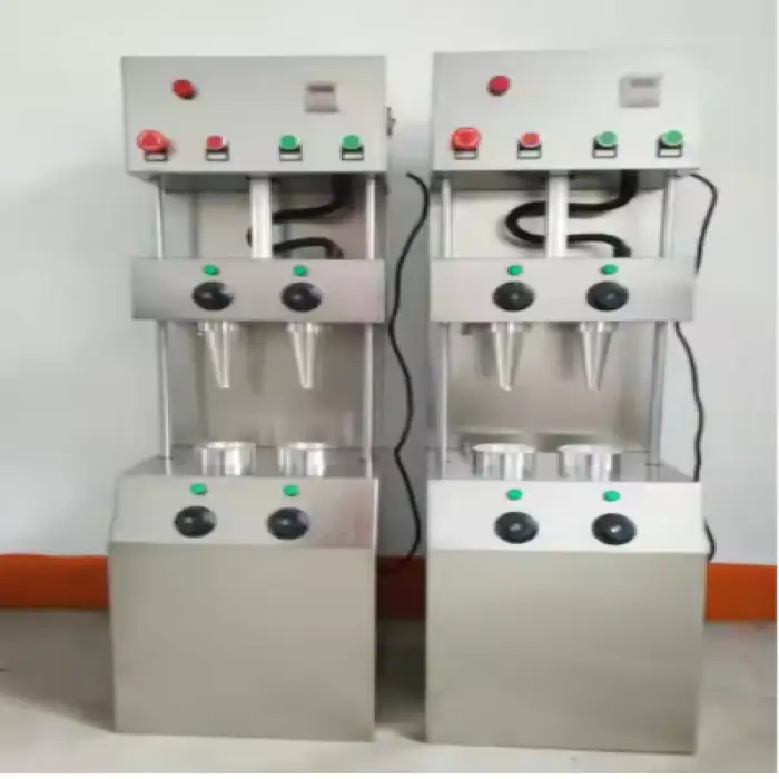 CANMAX Manufacturer Automatic Tabletop Oven Pizza Cone Machine Pizza Cone Maker Ice Cream Cone Making Machine