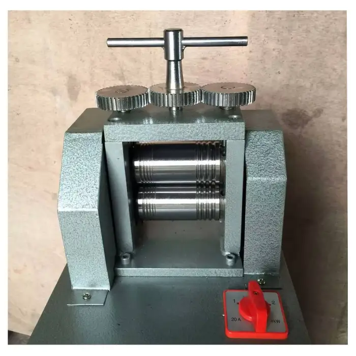 Gold Silver Copper Jewelry Ring Metal Wire Sheet Rolling 1HP Electrical Rolling Mill Machines