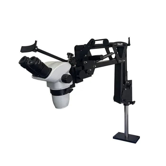 Optical Microscopes With Adjustable Angle Bracket Stand 7X-45X Stone Setting Gem Microscope