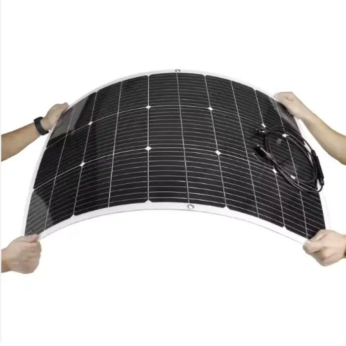 PowMr Flexible Solar PV Panel 300W Max System Voltage 600V Portable Flexible Monocrystalline Solar Panels