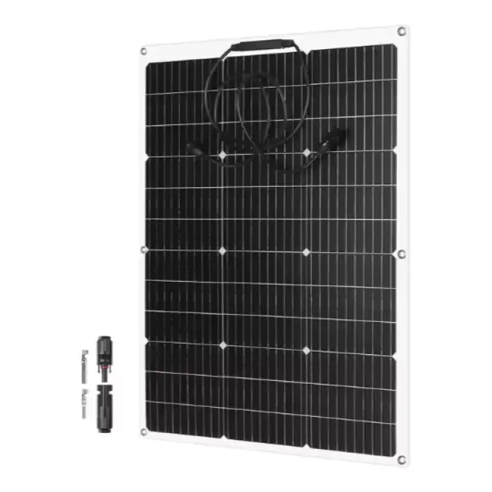 PowMr Flexible Solar PV Panel 300W Max System Voltage 600V Portable Flexible Monocrystalline Solar Panels