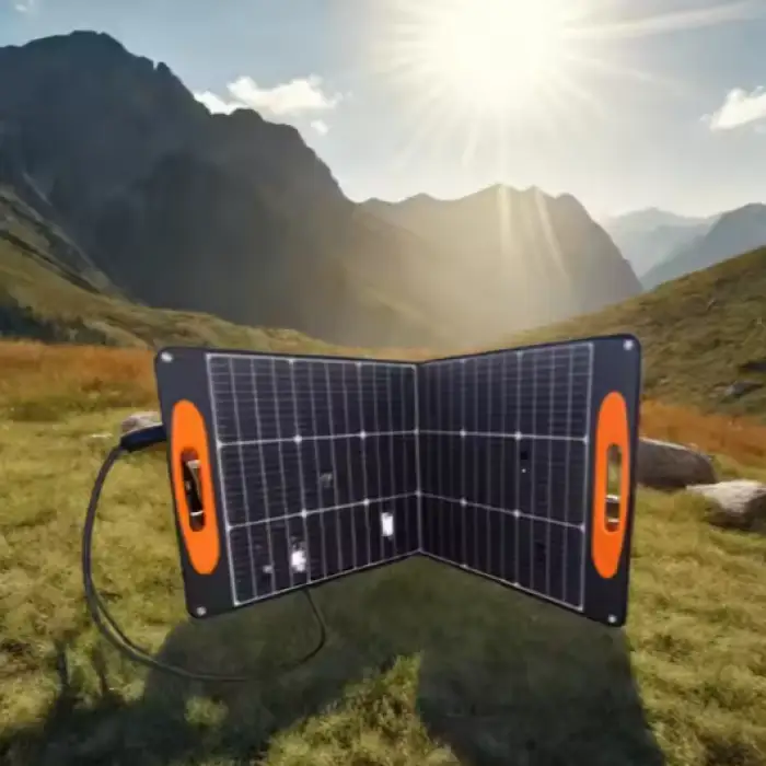 100W Solar Panels 20V 100W/5A Portable Solar Panels System for Outdoor Hiking