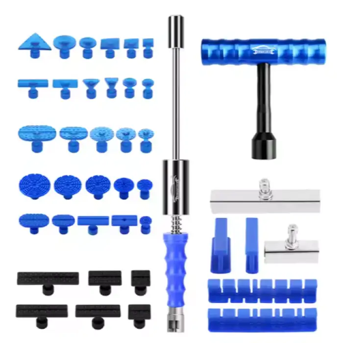 Super Pdr Tool New Blue Set 0 Hurt Original Paint Auto Dent Puller Pdr Tools for Professional Car Manual Repair Tools