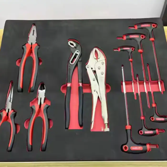 Professional 12-Piece Steel Hand Tools Set EVA Carton Box Repair Durable Wrenches Screwdrivers Pliers And Hex Key kits