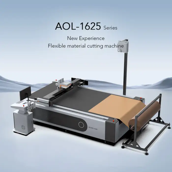 1625 Aol Factory Oscillatory Knife Textiles Cutting Machine