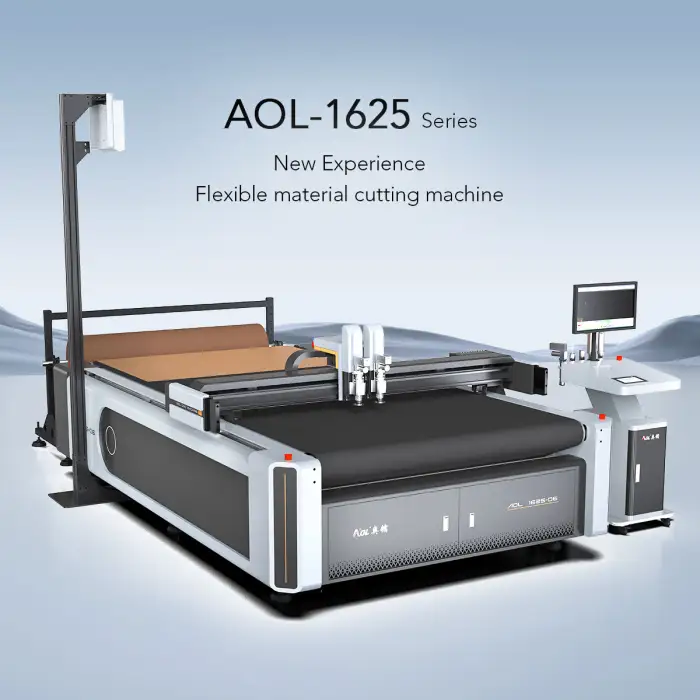 1625 Aol Factory Oscillatory Knife Textiles Cutting Machine