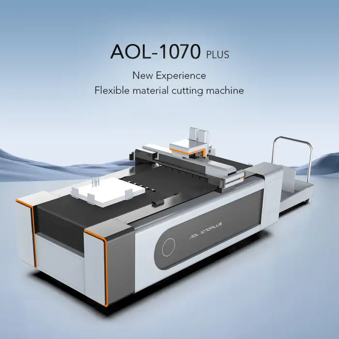 AOL-1070plus Printed Cardboard Carton KT Board Sticker Cutting Machine