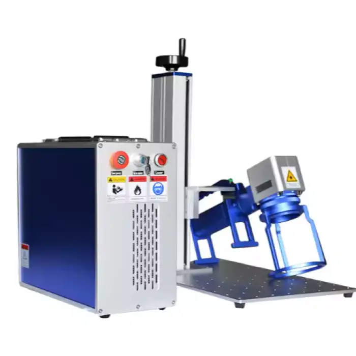 Portable Ipt 30w 50w 60w Fiber Laser Tire Marker Deep Tyre Laser Engraving Machine Metal Aluminum Fiber Laser Marking Machine Fo