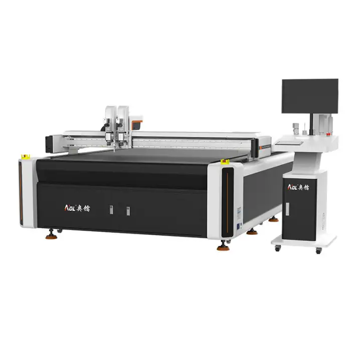 AOL CNC Digital Flatbed Cardboard Cutout Cut Machine AOL-1625