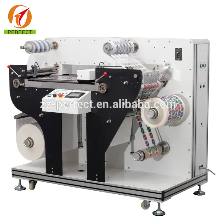 Multipurpose Adhesive Embossed Roll Label Die Cutter Rewinder Machine