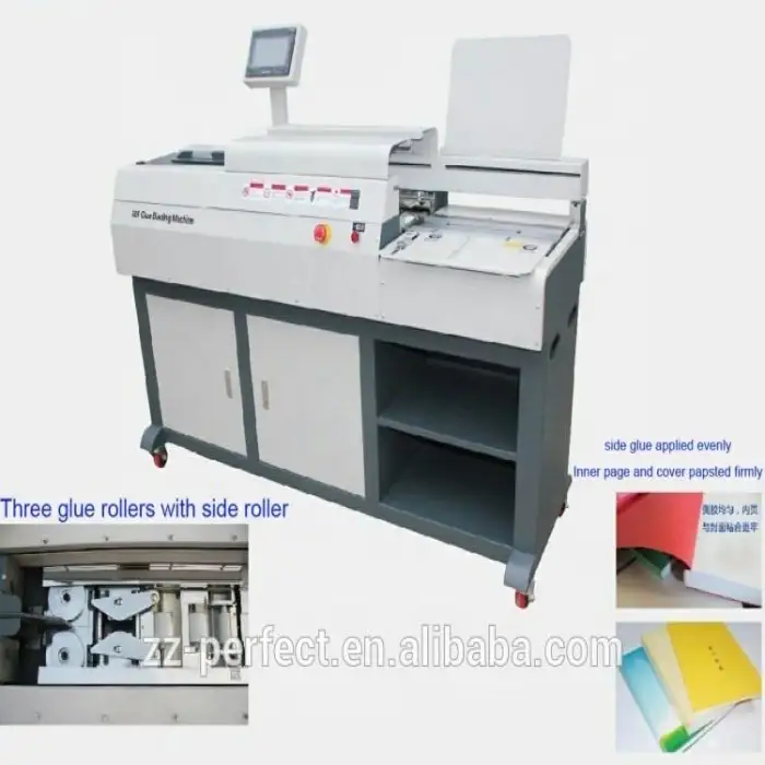 A3 A4 Perfect Hot Melt Book Price Glue Binding Machine