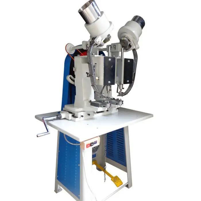 Paper Bag Semi-Automatic Double Head Eyelet Machine