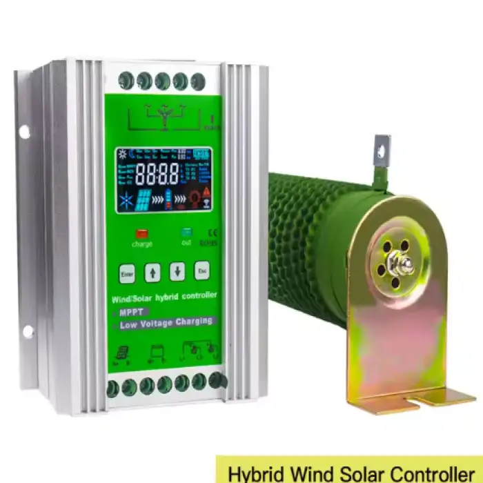 Controller 1000W MPPT Wind and Solar Hybrid Charge Controller 600W Wind and 400W Solar 12v 24V