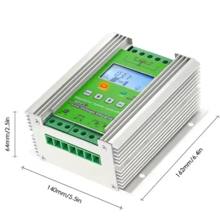 Controller 1000W MPPT Wind and Solar Hybrid Charge Controller 600W Wind and 400W Solar 12v 24V