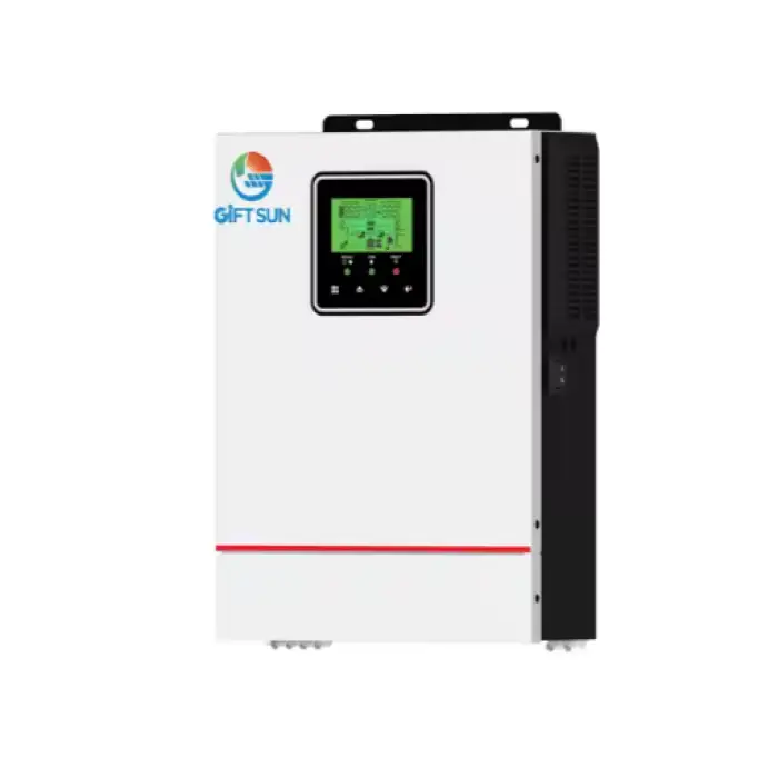 Built-in Solar Charger 1kva 1kw 1200W 1.5KVA 2kva 12V 24V Off-Grid Transformer Solar Inverter for Solar Energy System