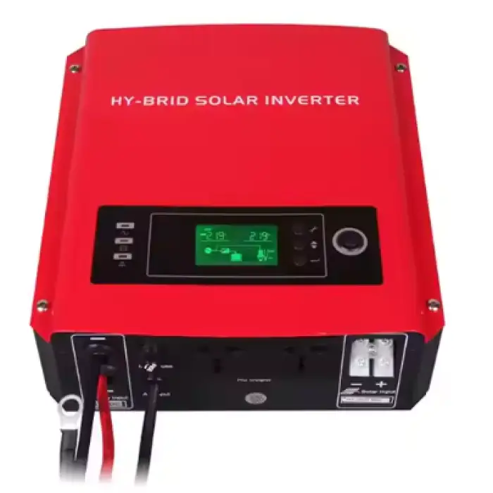 GHPV Solar Inverter Hybrid Inverter Solar Battery Pack Grid With Solar Charge Controller Built Inside