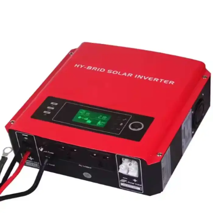 GHPV Solar Inverter Hybrid Inverter Solar Battery Pack Grid With Solar Charge Controller Built Inside