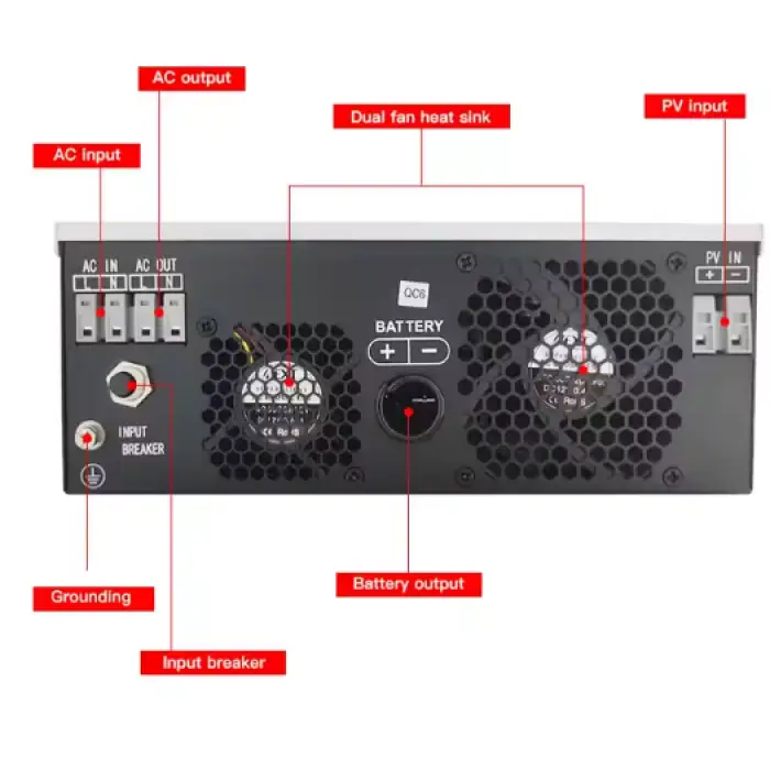 SUYEEGO Power Pure Sine Wave Inverer 12v 24v 1kw 1.5kw 3kw 3.2kw Mppt Solar Charge Controller off Grid Hybrid Solar Inverter