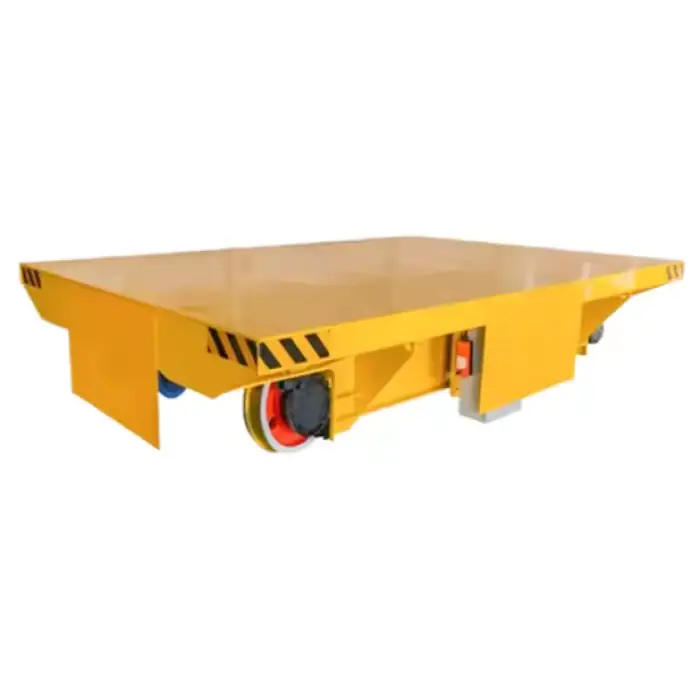 Simple Structure Factory Rail Electrical 20t Cable Drum Transfer Trolley