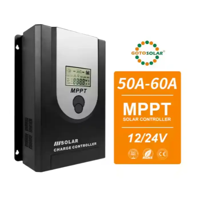 GT Solar Ready to Ship MPJ Series LifePO4 12/24V Auto MPP Solar Charger Controller 60A