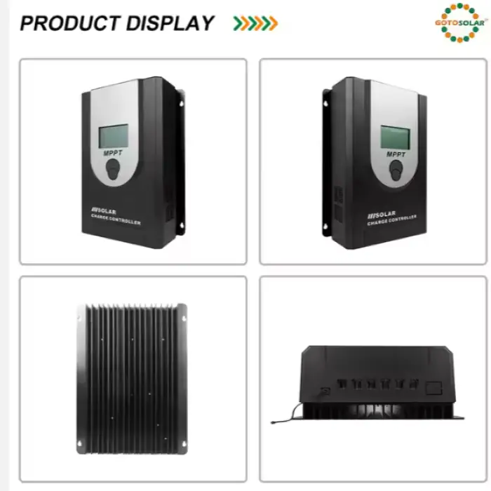 GT Solar Ready to Ship MPJ Series LifePO4 12/24V Auto MPP Solar Charger Controller 60A