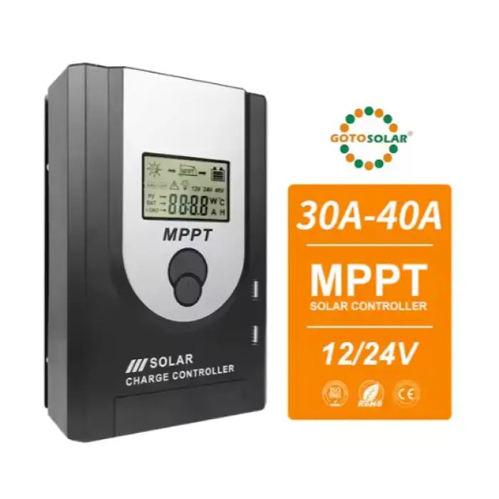 GT Solar Ready to Ship MPJ Series LifePO4 12/24V Auto 30A MPPT Solar Controller