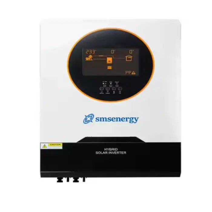 SMS Hot Sale Inverter Built-in WIFI 48V 10KW MPPT Controller 230VAC Single Phase Home Dual MPPT Hybrid Solar Inverter