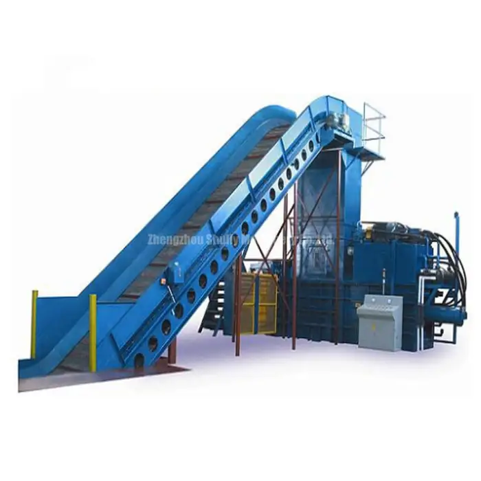 Semi-automatic Hydraulic Waste Paper Horizontal Baler Machine Cardboard Hydraulic Baler Machine