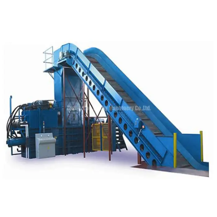 Semi-automatic Hydraulic Waste Paper Horizontal Baler Machine Cardboard Hydraulic Baler Machine