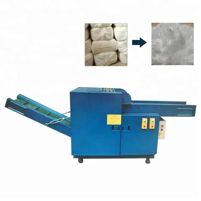 Round Knife Hydraulic Fiber Cloth Cutter and Recycling Machine for Sale