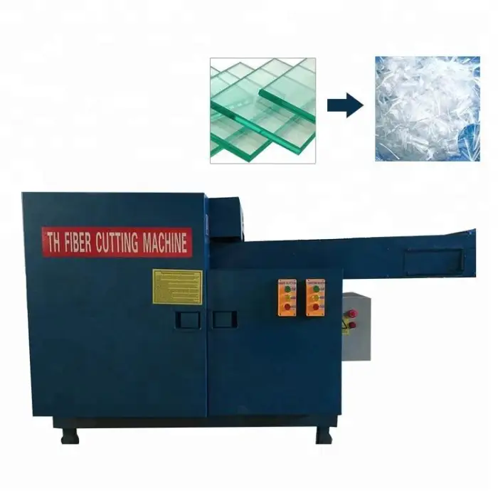 Round Knife Hydraulic Fiber Cloth Cutter and Recycling Machine for Sale