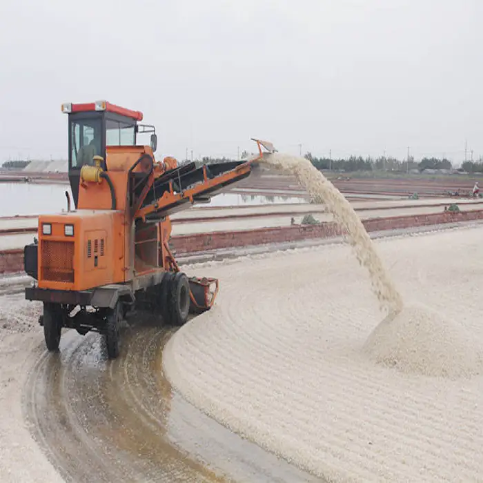 Shuliy Big Sea Salt Crushing and Harvesting Machine Sea Salt Combine Harvester