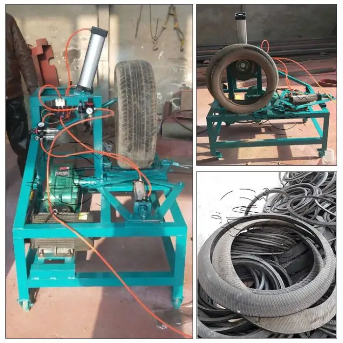 Shuliy Used Tire Debeader Machine for Pyrolysis Tyre Side Wall Cutter Single Hook Type Tyre Sidewall Cutter Price