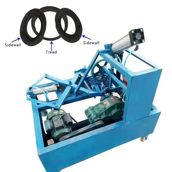 Shuliy Tire Sidewall Cutting Machine Tire Strip Cutter Used Tyre Recycling Machine for Rubber Powder