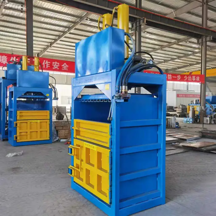 Semi-automatic Baling Press Machine Hydraulic / Press Baler Machine / Manual Baler Machine for PET Bottle Paper Scrap Metal