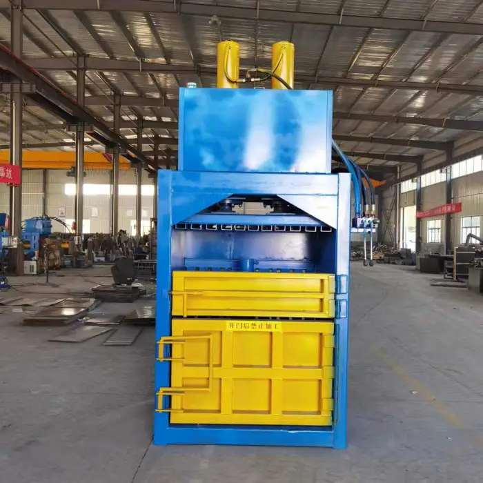 Semi-automatic Baling Press Machine Hydraulic / Press Baler Machine / Manual Baler Machine for PET Bottle Paper Scrap Metal