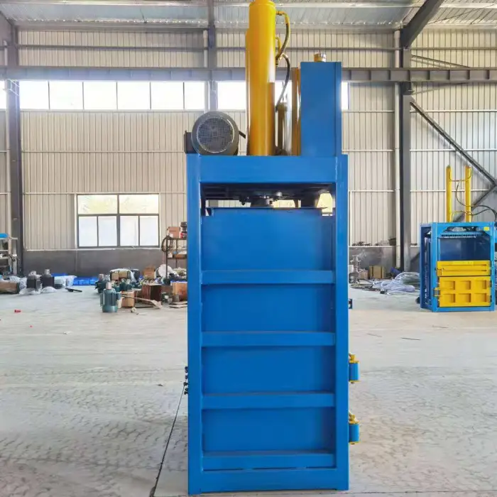 Semi-automatic Baling Press Machine Hydraulic / Press Baler Machine / Manual Baler Machine for PET Bottle Paper Scrap Metal