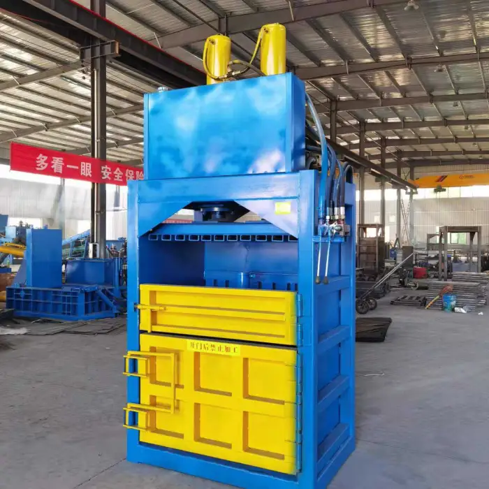 Semi-automatic Baling Press Machine Hydraulic / Press Baler Machine / Manual Baler Machine for PET Bottle Paper Scrap Metal