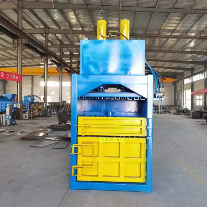 Semi-automatic Baling Press Machine Hydraulic / Press Baler Machine / Manual Baler Machine for PET Bottle Paper Scrap Metal