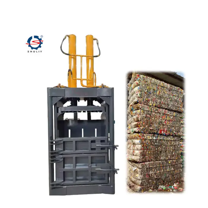 Automatic Aluminum Tin Can Baler Hydraulic Scrap Cans Recycling Compactor for Hot Sale