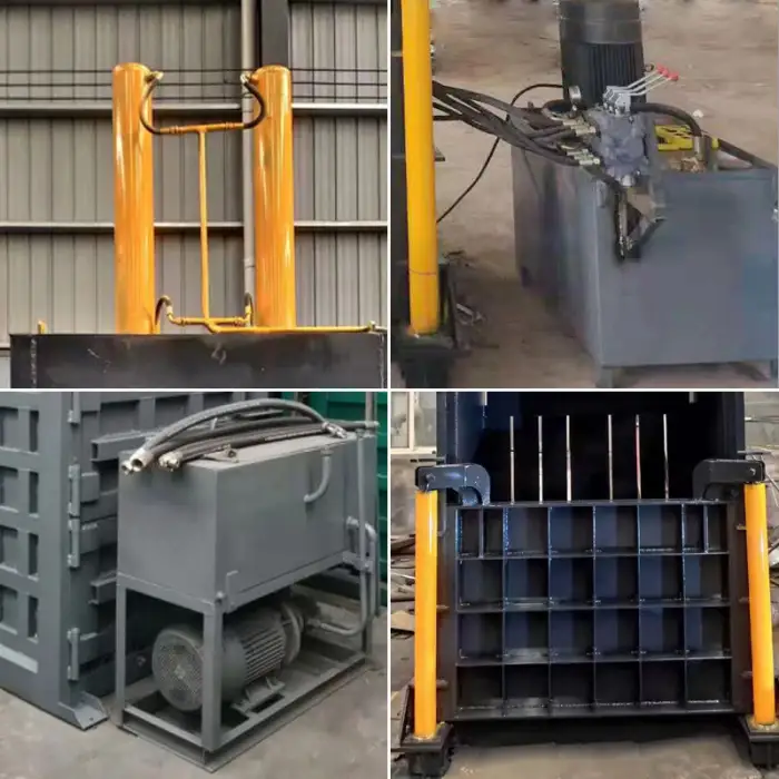 Automatic Aluminum Tin Can Baler Hydraulic Scrap Cans Recycling Compactor for Hot Sale