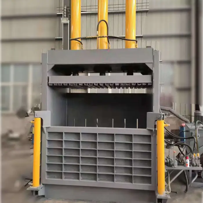 Automatic Aluminum Tin Can Baler Hydraulic Scrap Cans Recycling Compactor for Hot Sale