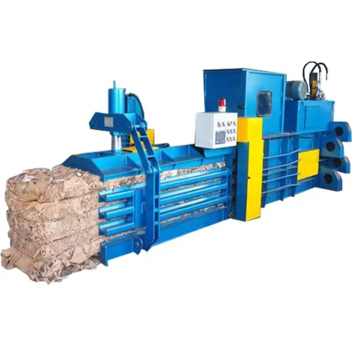 Fully Automatic Horizontal Baler for Waste Paper Cardboard Baling Machine